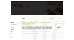 Desktop Screenshot of biokyra.com